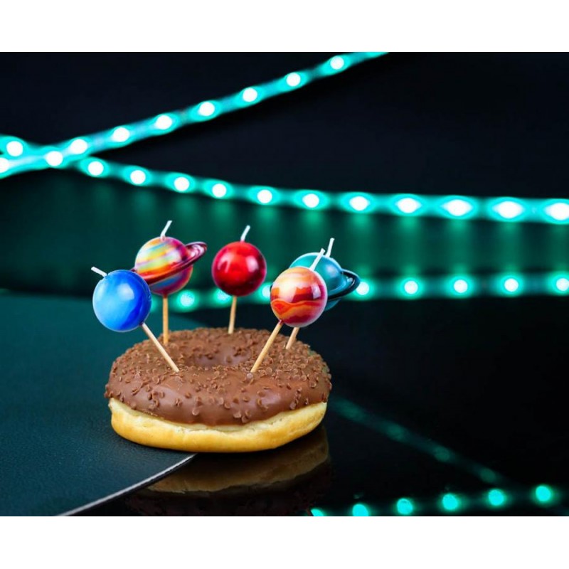 Születésnapi gyertyák - Universe, 7 cm (5 db)