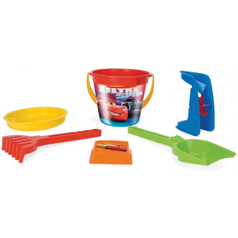 Vödör tartozékokkal - Disney - Cars 6 db