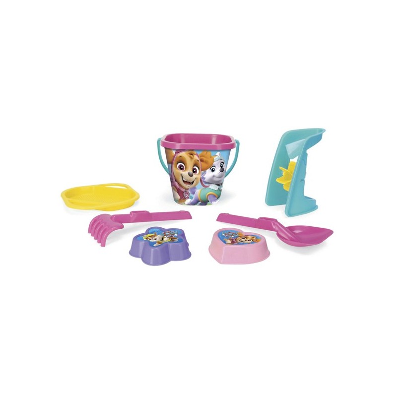 Szögletes vödör tartozékokkal - Sky és Everest 7 db