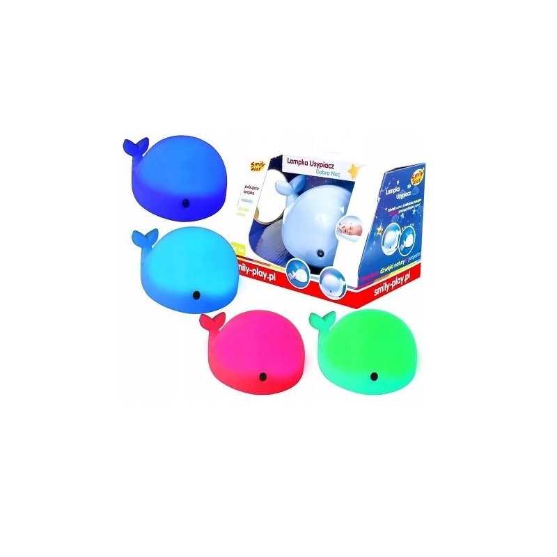 Éjszakai lámpa - Kék bálna - Smily Play