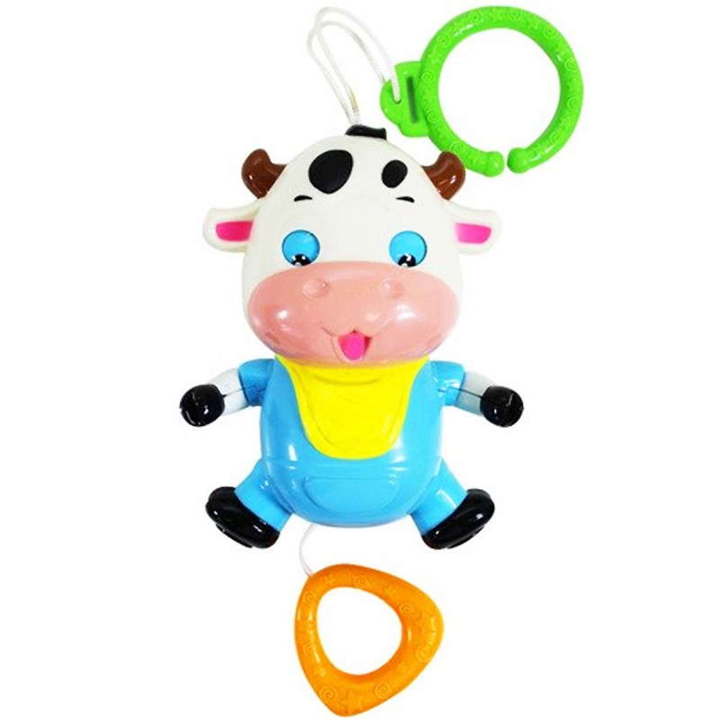 Zenés medál a babakocsihoz - tehén