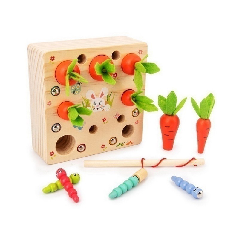 Fa játék - Nyuszi úr sárgarépái