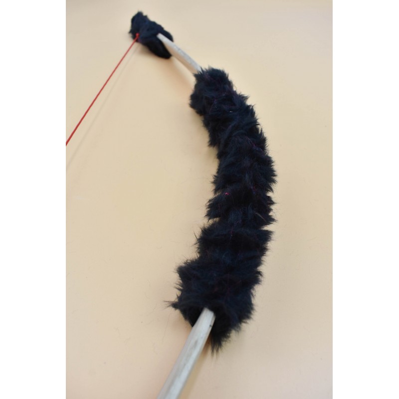 Középkori gyermek fából készült fegyver - Kis íj Fekete: fekete