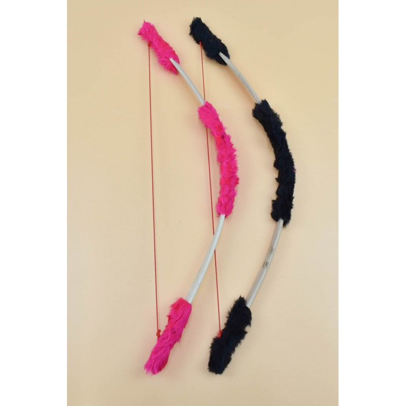 Középkori gyerek fából készült felszerelés - Íj kiegészítőkkel - kicsi Fekete: fekete