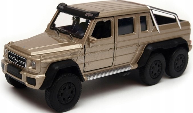Fém autómodell - Nex 1:34 - Mercedes-Benz G 63 AMG 6X6 türkiz: arany