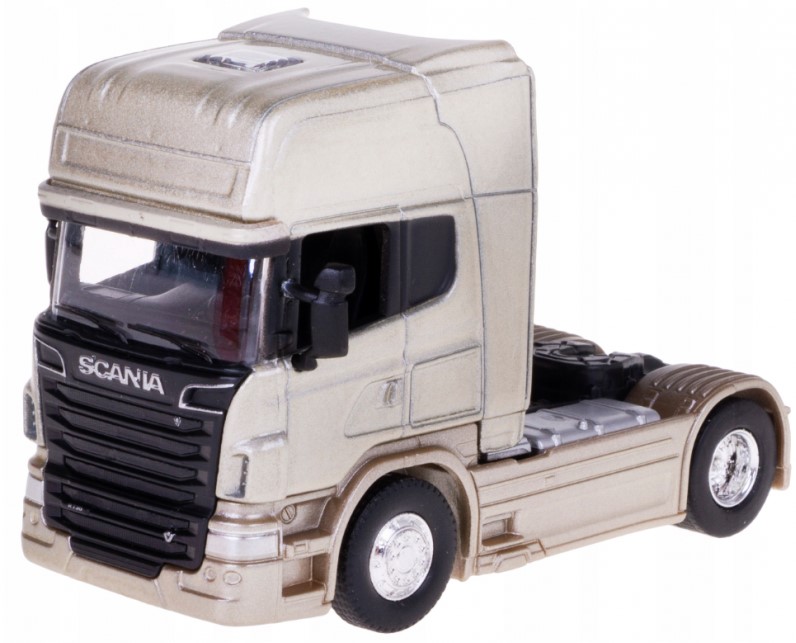 Fém modell - Transporter 1:64 - Scania V8 R730 türkiz: arany