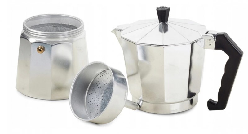 Alumínium kotyogós kávéfőző 450 ml