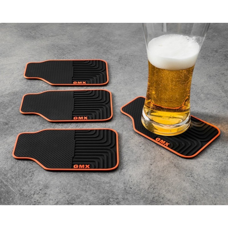 Autószőnyeg formájú poháralátét (4 db)