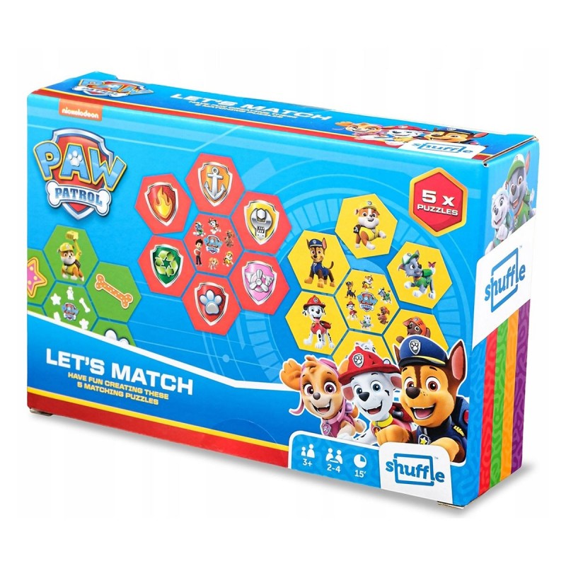 Gyermek oktató játék Paw Patrol - Lets Match! 42 db