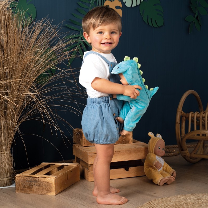 Baba dinoszaurusz jelmezben 30 cm - MiniKiss