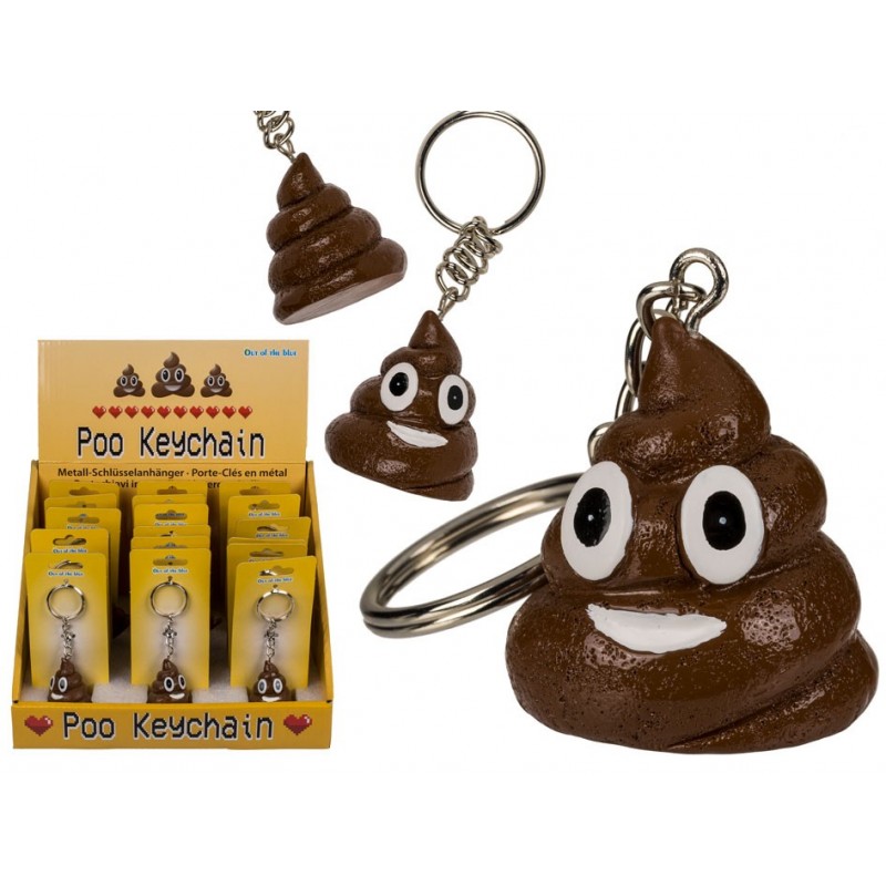 Vicces kulcstartó - Poo