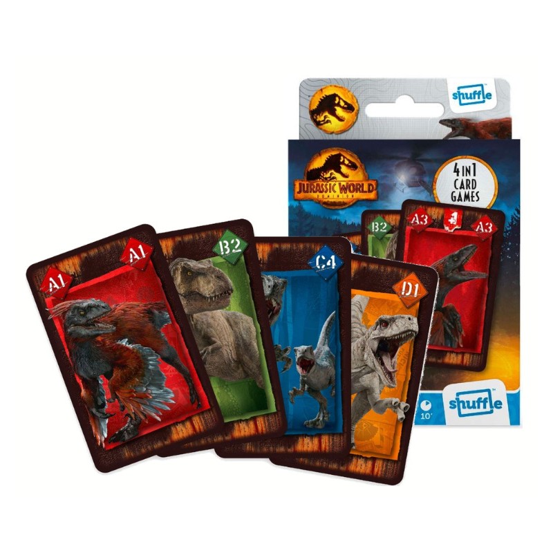 Kártyák - Jurassic World 4 az 1-ben – 33 db