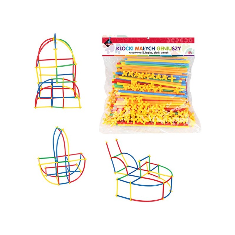 Közepes szalmakészlet - Askato - 300 alkatrész
