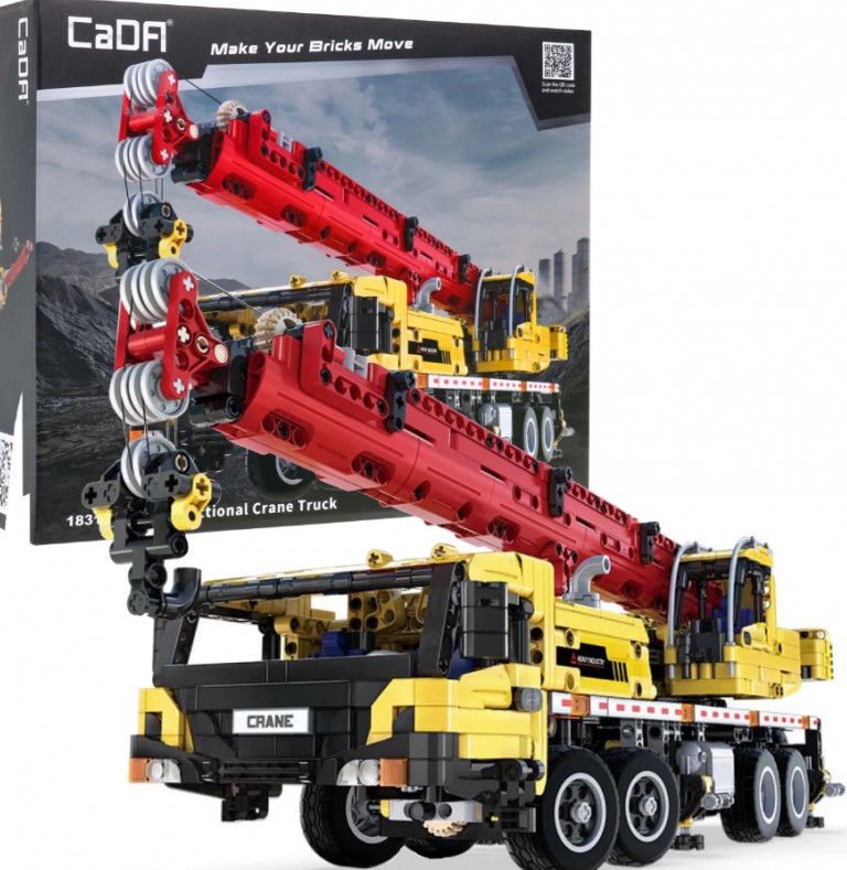 Műszaki blokkok CaDA - RC Daruval ellátott teherautó 1831 alkatrész