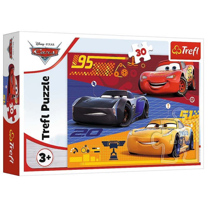 Gyermek puzzle - Villám McQueen 30 db