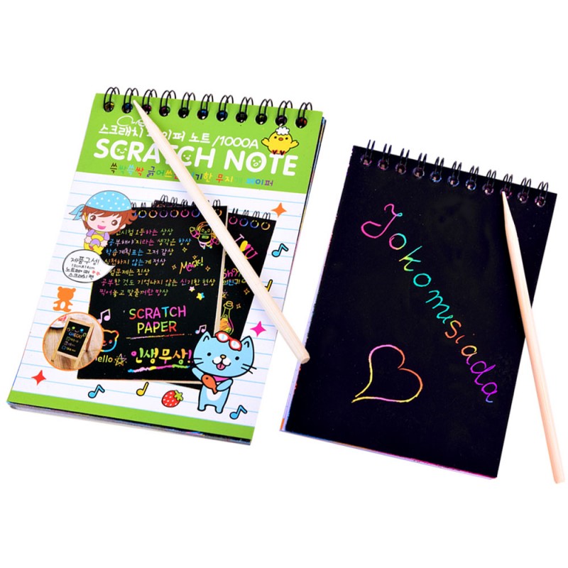 Kis lekaparható szivárványfüzet 17 x 12 cm