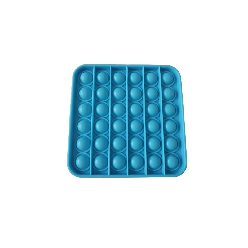Anti-stressz érzékszervi játék Push Pop Bubble - SQUARE Lila: lila