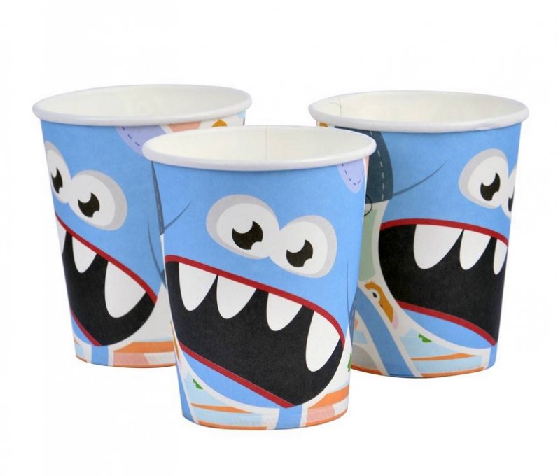 Papírpoharak - Monsters 250ml