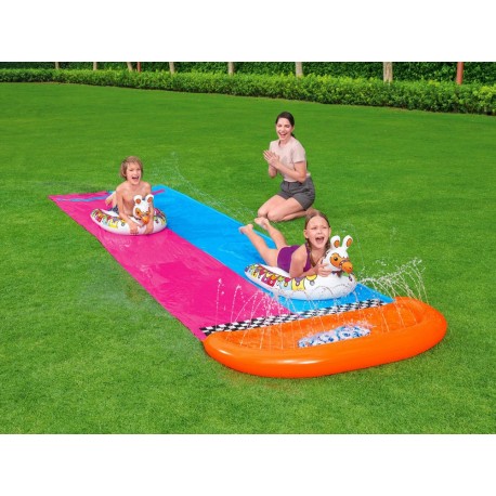 Vízi csúszda kétszemélyes 4,88 m - Bestway Lama Rama 52320