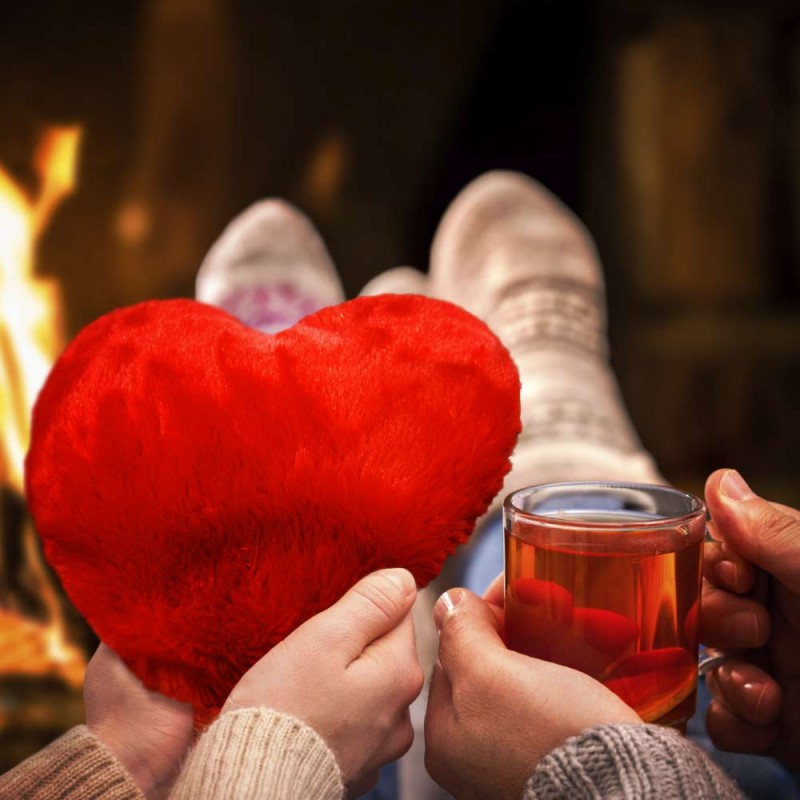 Deluxe melegítő plüss szív