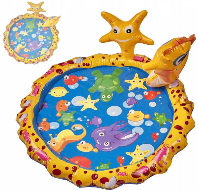 Felfújható szökőkút gyerekeknek - Summer Vibes 96 x 55 cm