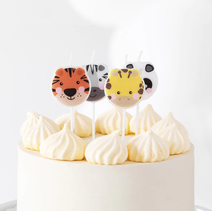 Torta gyertyák - Safari mix 4 db