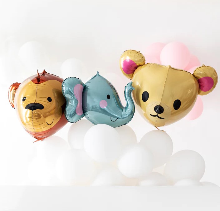 3D fólia lufi - Bear 59x58cm