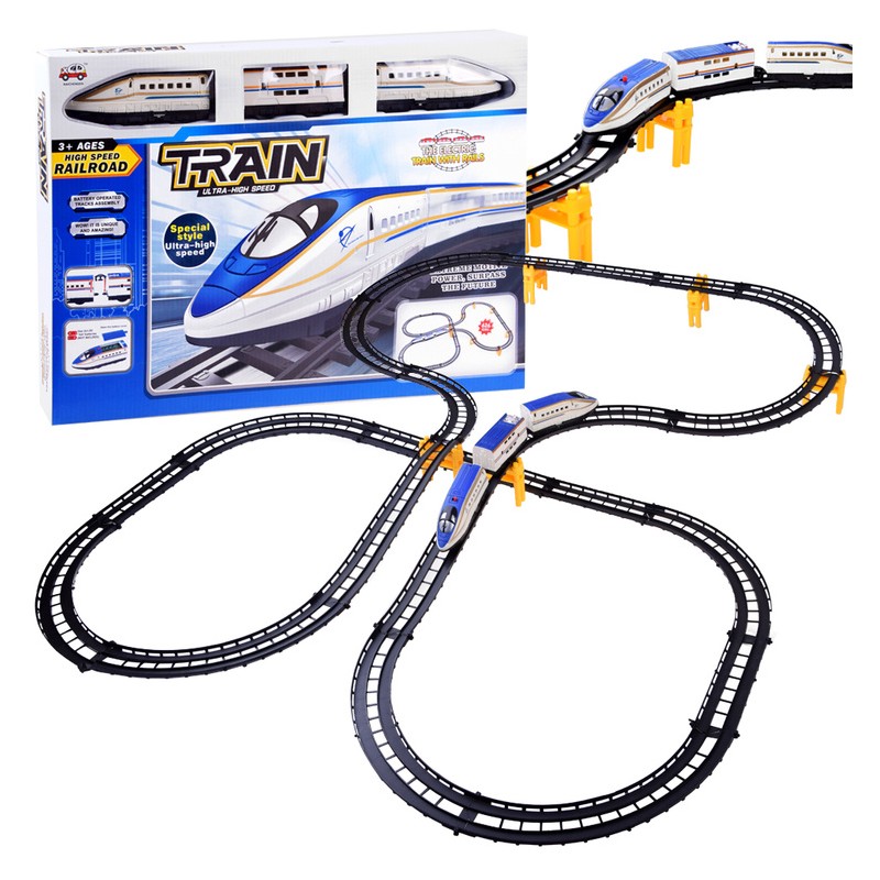 Sínpálya interaktív vonatkészlettel 626 cm