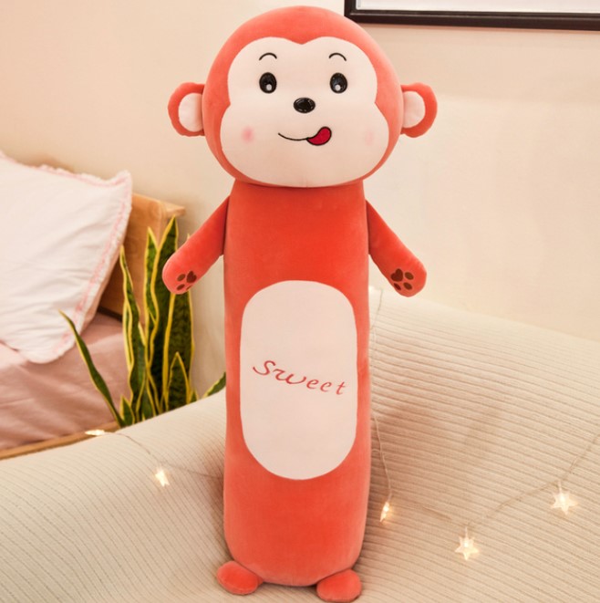 Hosszúkás plüss párna - Sweet Monkey 60cm