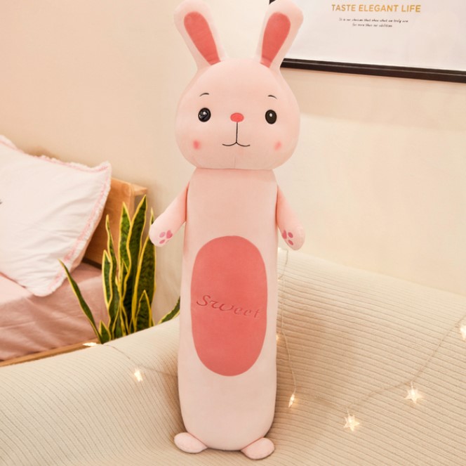 Hosszúkás plüss párna - Sweet Rabbit 80cm