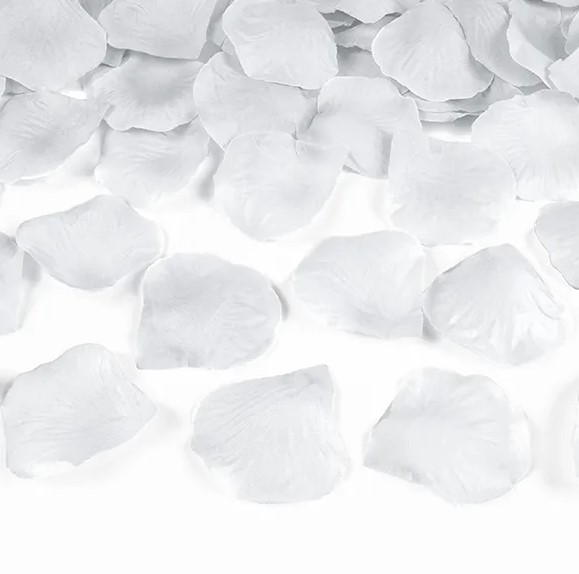 Konfetti rózsaszirom 500 db - Deluxe ezüst: ezüst