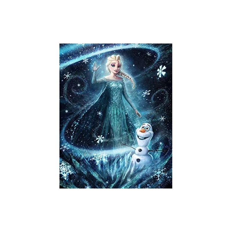 5D gyémánt mozaik - Jégkirálynő