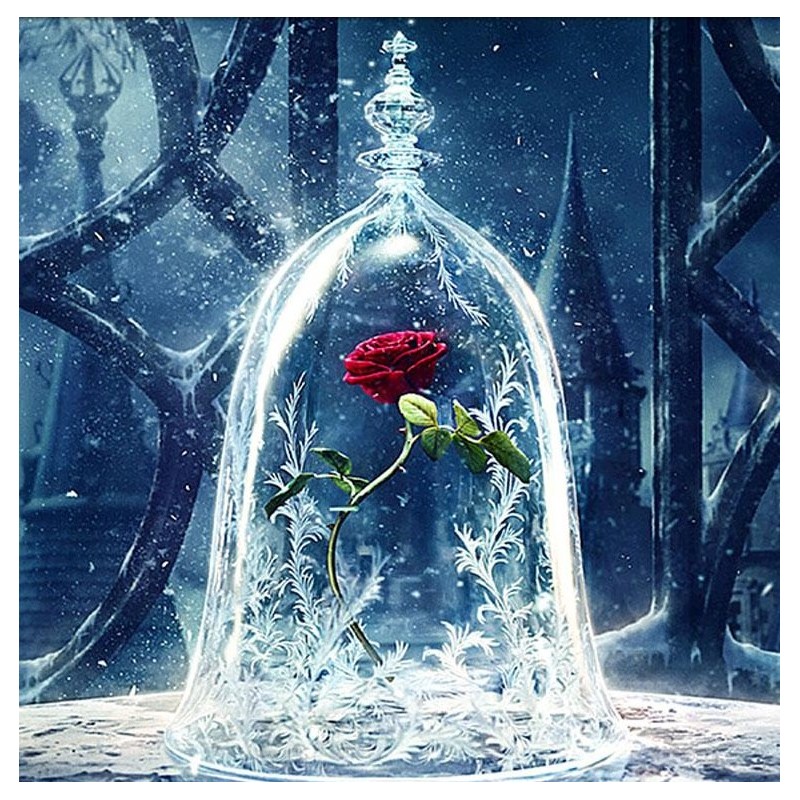 5D gyémánt mozaik – Szépség és a Szörnyeteg