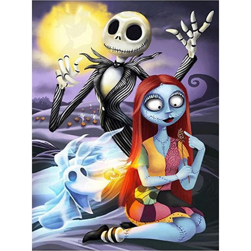 5D gyémánt mozaik – Karácsony előtti rémálom