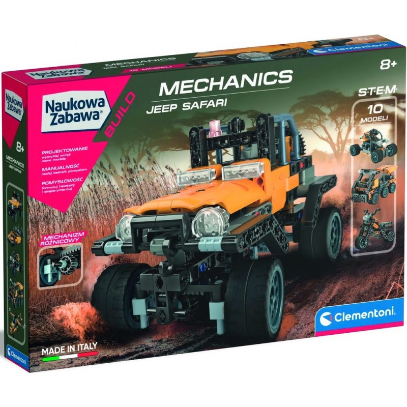 Oktatókészlet - Jeep Safari Mechanics 200 alkatrész