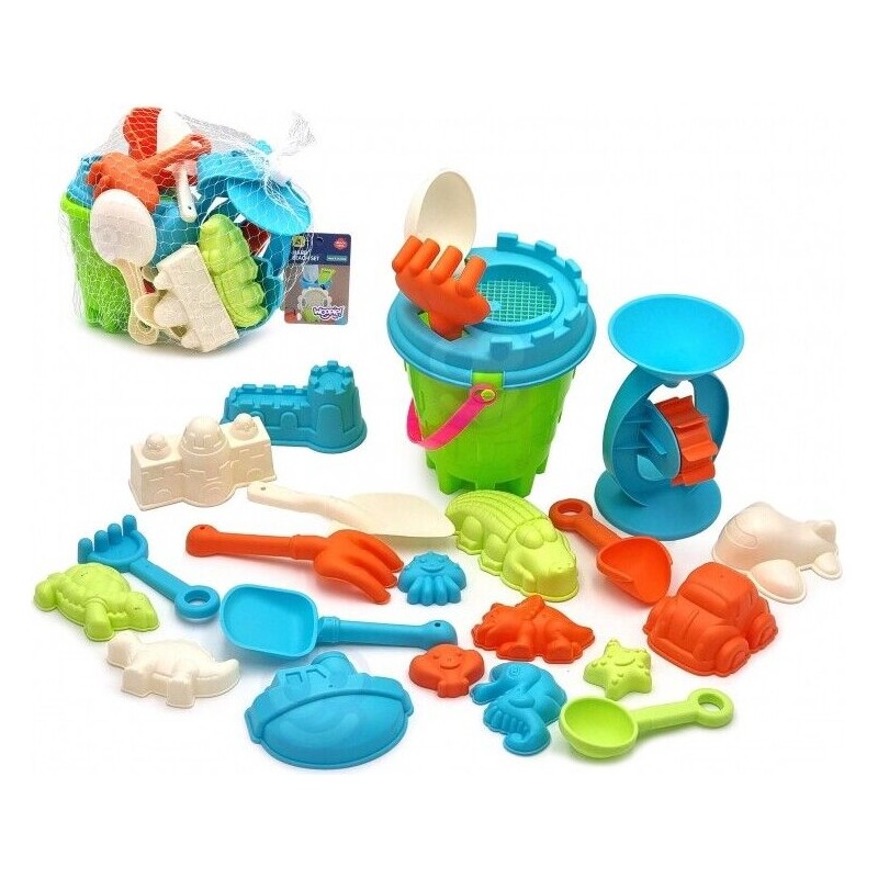 Strandkészlet vízimalommal - Woopie 25 db