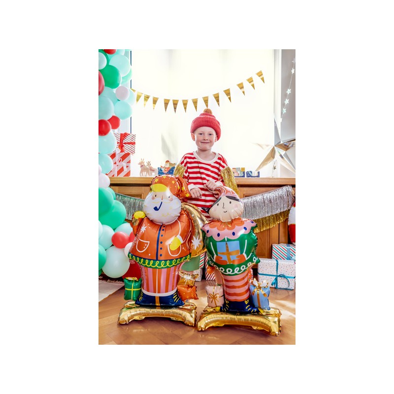 Fólia lufi - Santa pipával - 63x106 cm