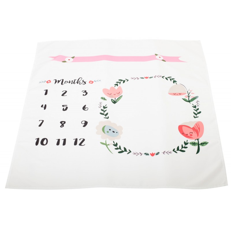 Fényképészeti puha mérföldkő szőnyeg gyerekeknek