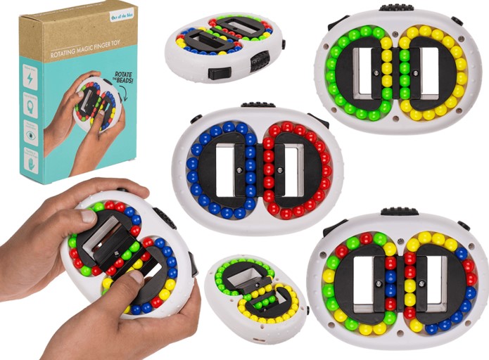 Forgó puzzle színes golyókkal