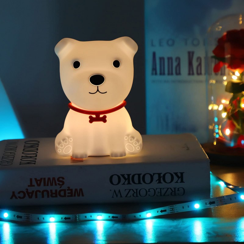 Szilikon USB lámpa gyerekeknek - Benny kutyus
