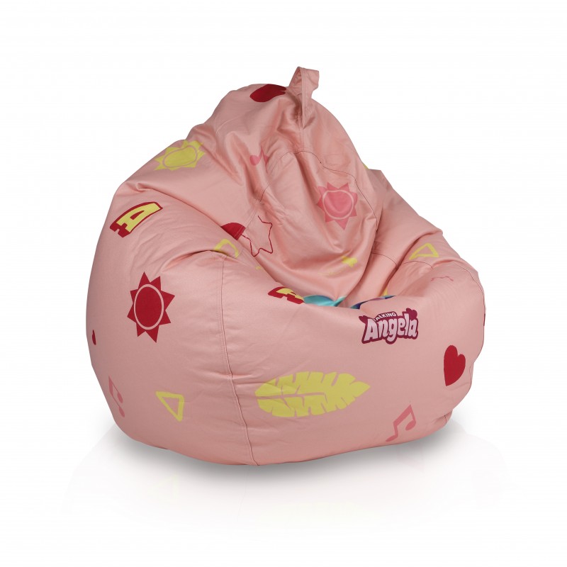 Ecopuf babzsák - Sakwa TOM - poliészter Rózsaszín: Rózsaszín