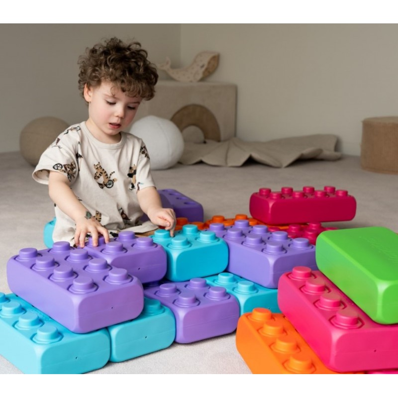 MARIOINEX pasztell téglablokkok - hatalmas - 33 db