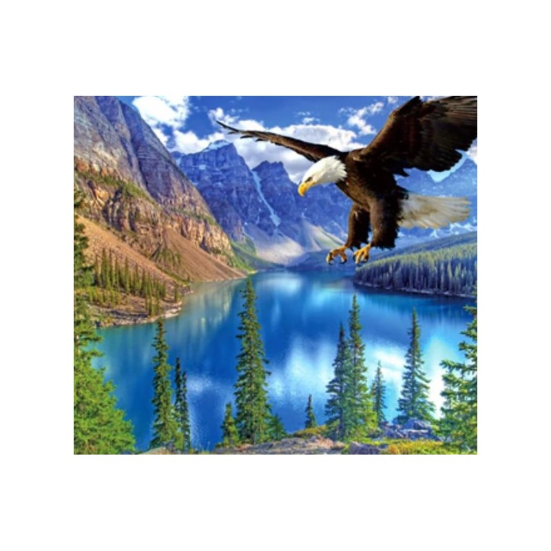 5D gyémánt mozaik - Eagle Attack