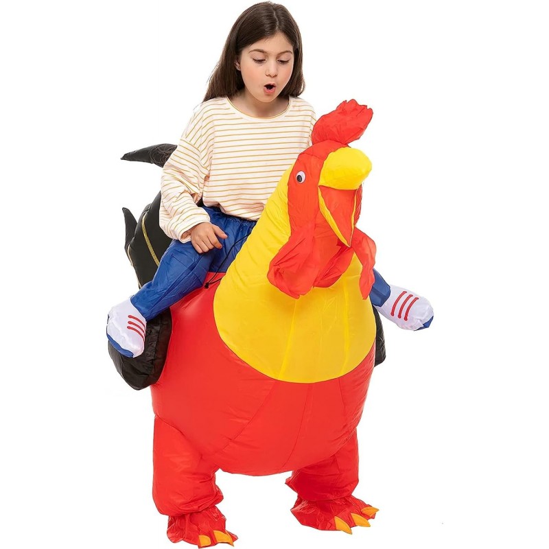 Felfújható jelmez - Kakaslovas Egyéb változatok: Felnőtt