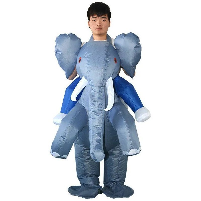 Felfújható jelmez - Elefántlovas Egyéb változatok: Felnőtt