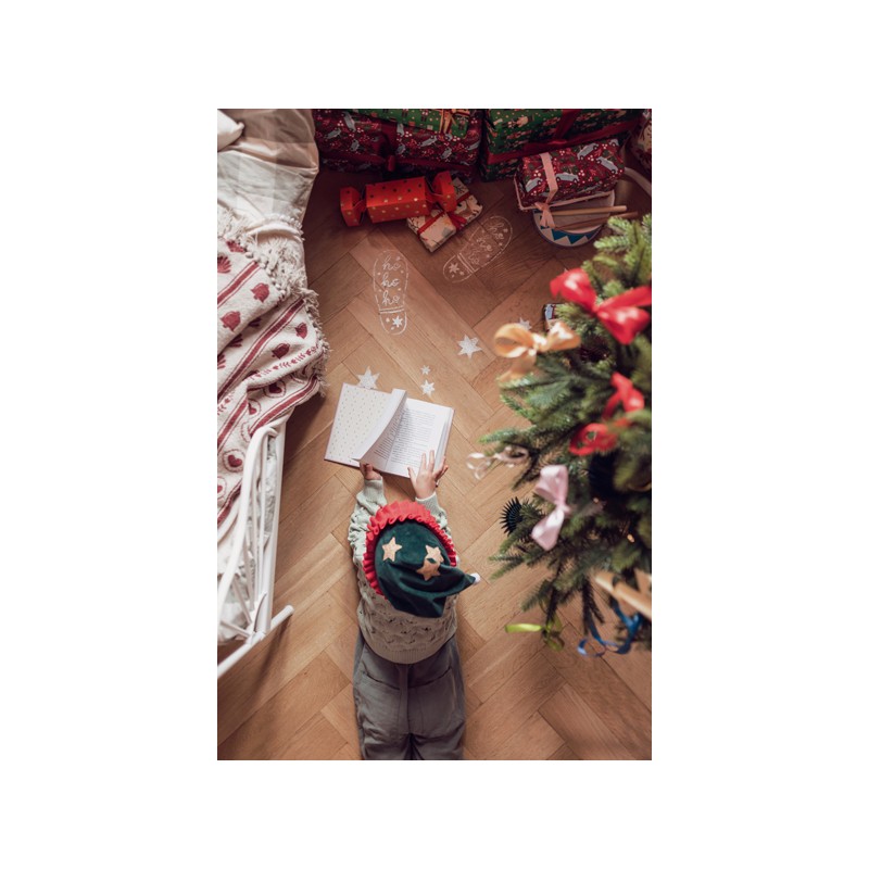 Dekoratív sablonok - Mikulás lábnyomai