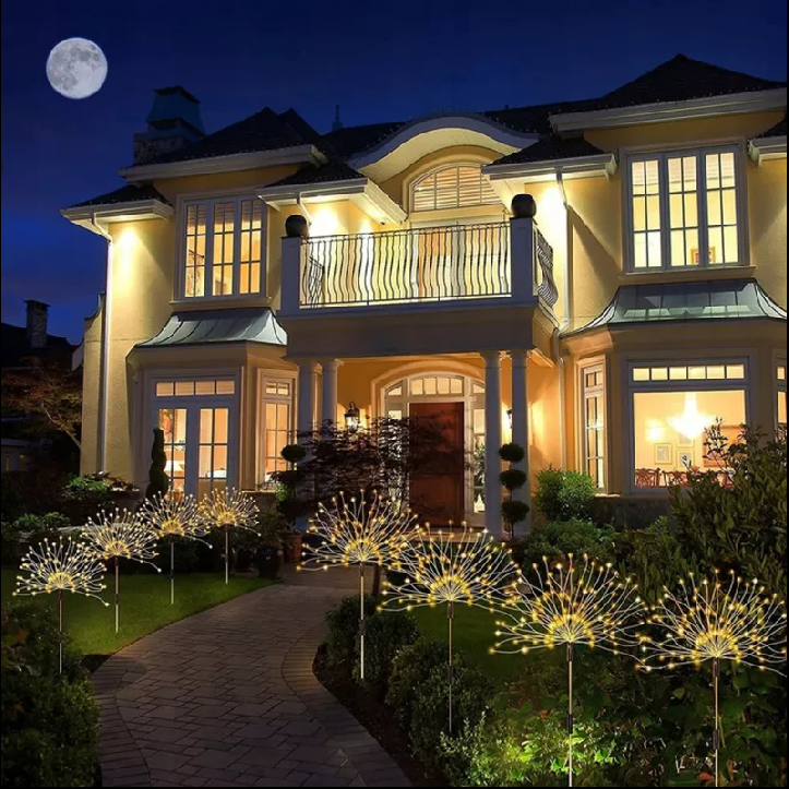 Solar LED kerti lámpa - Virágos pitypang