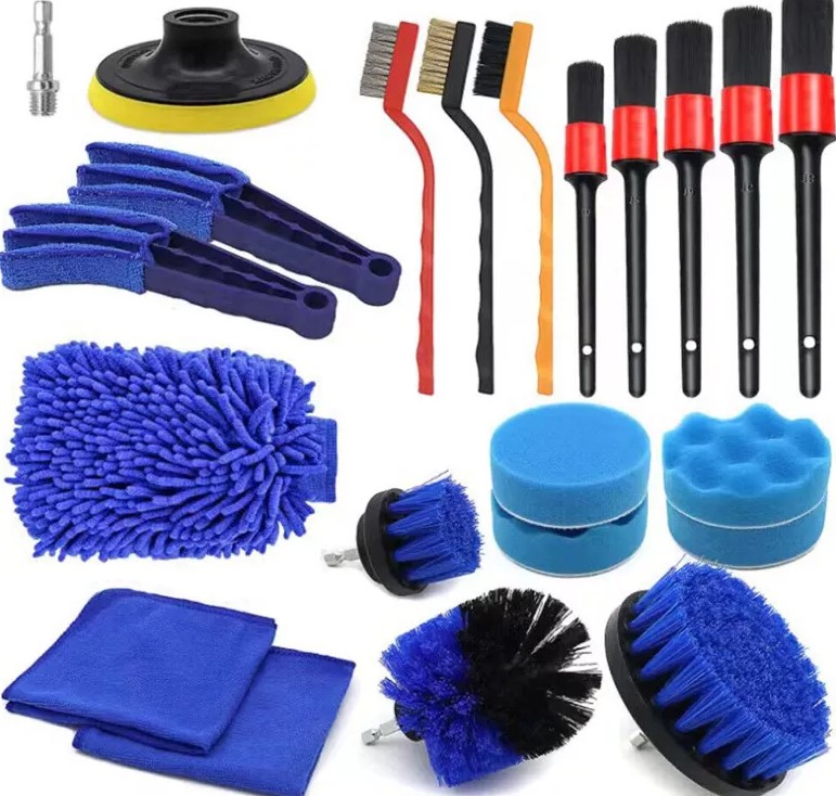Tisztítókefe és tartozékok komplett készlete 22 db