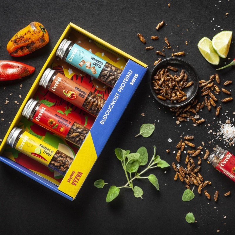 Eredeti ajándék - Sült tücskök - 4 íz