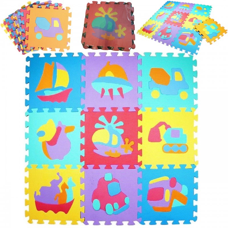 Puzzle habszivacs szőnyeg 83X83cm - Eugen